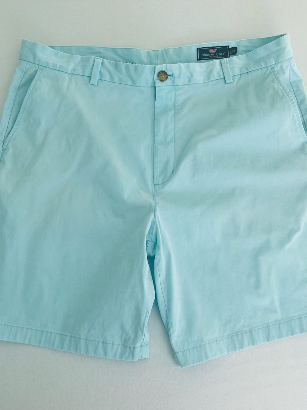 Vineyard Vines Mens Green Mint Chino Vacay  Classic Fit Outdoor Style Shorts 38